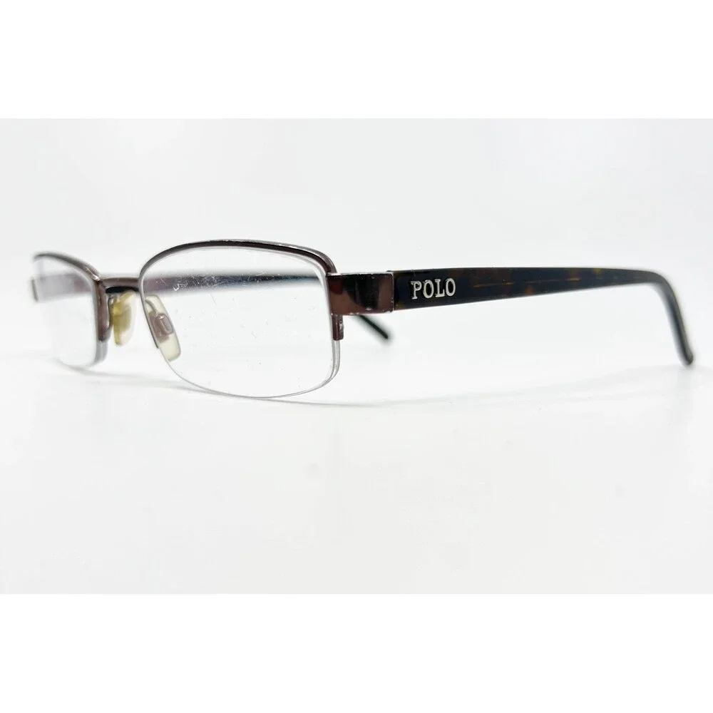 Polo Ralph Lauren Eyeglasses Frames Brown Tortoise Rectangular 52-18-140 1020